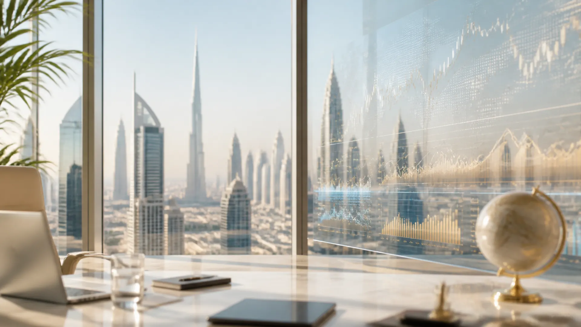 Financial market intelligence and Dubai business district